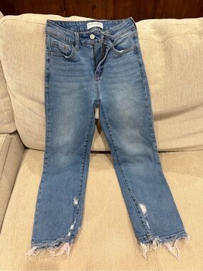 Flying Monkey Light Blue Distressed Kids Jeans